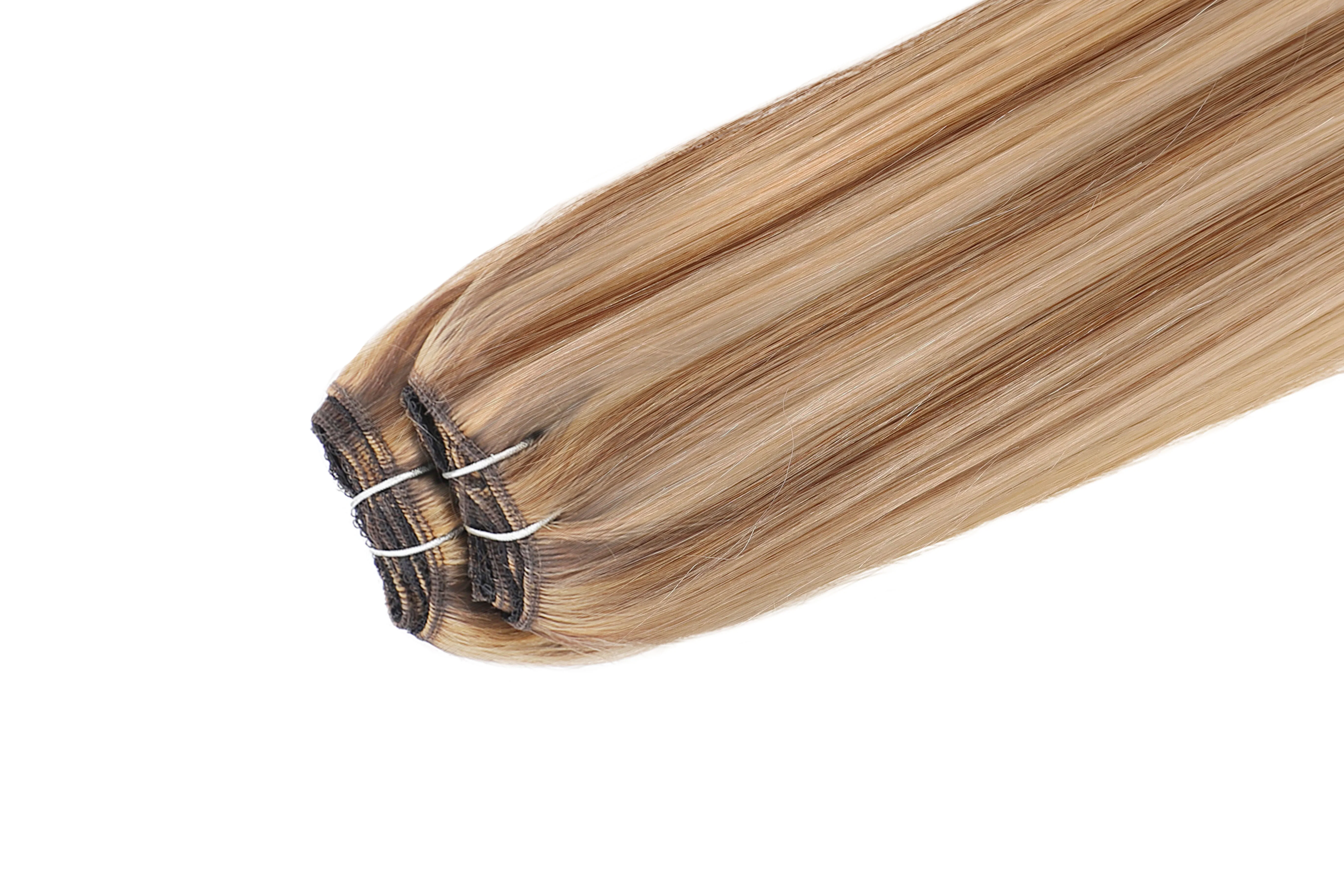 Dressmaker 8-Piece 18" Clip-In Hair Extensions Double Weft Straight - Image 130