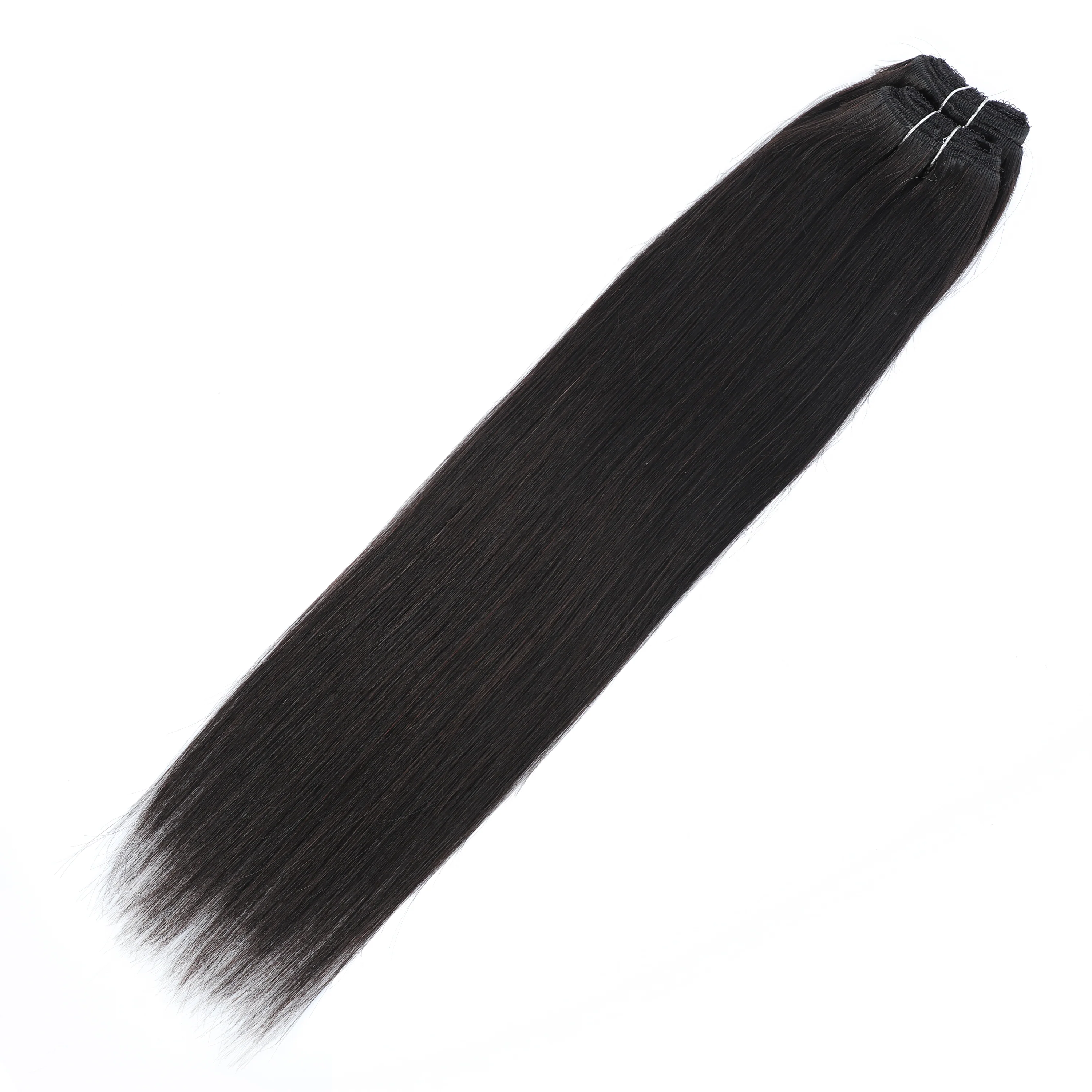 Dressmaker 8-Piece 18" Clip-In Hair Extensions Double Weft Straight - Image 9
