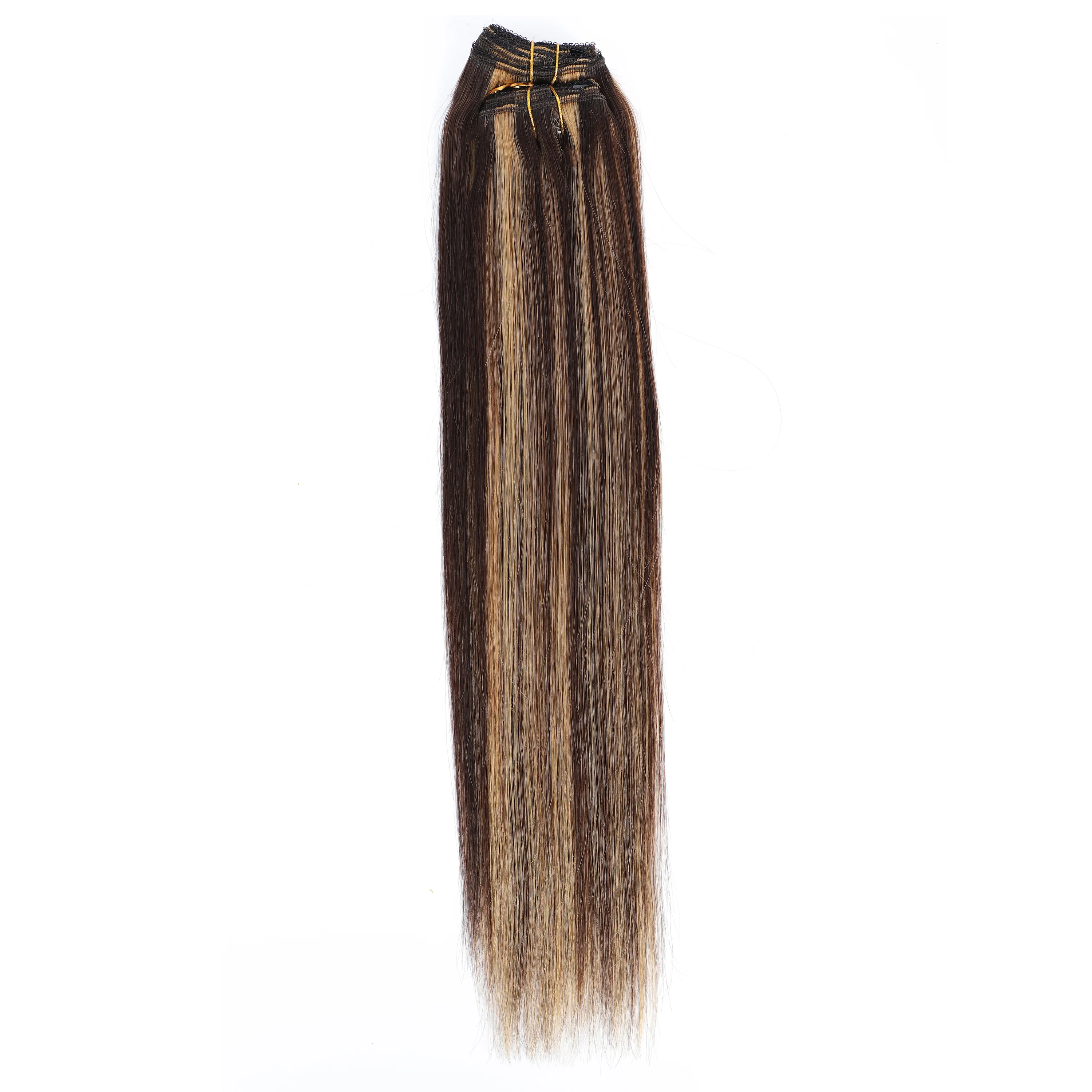 Dressmaker 8-Piece 18" Clip-In Hair Extensions Single Weft Straight - Image 79