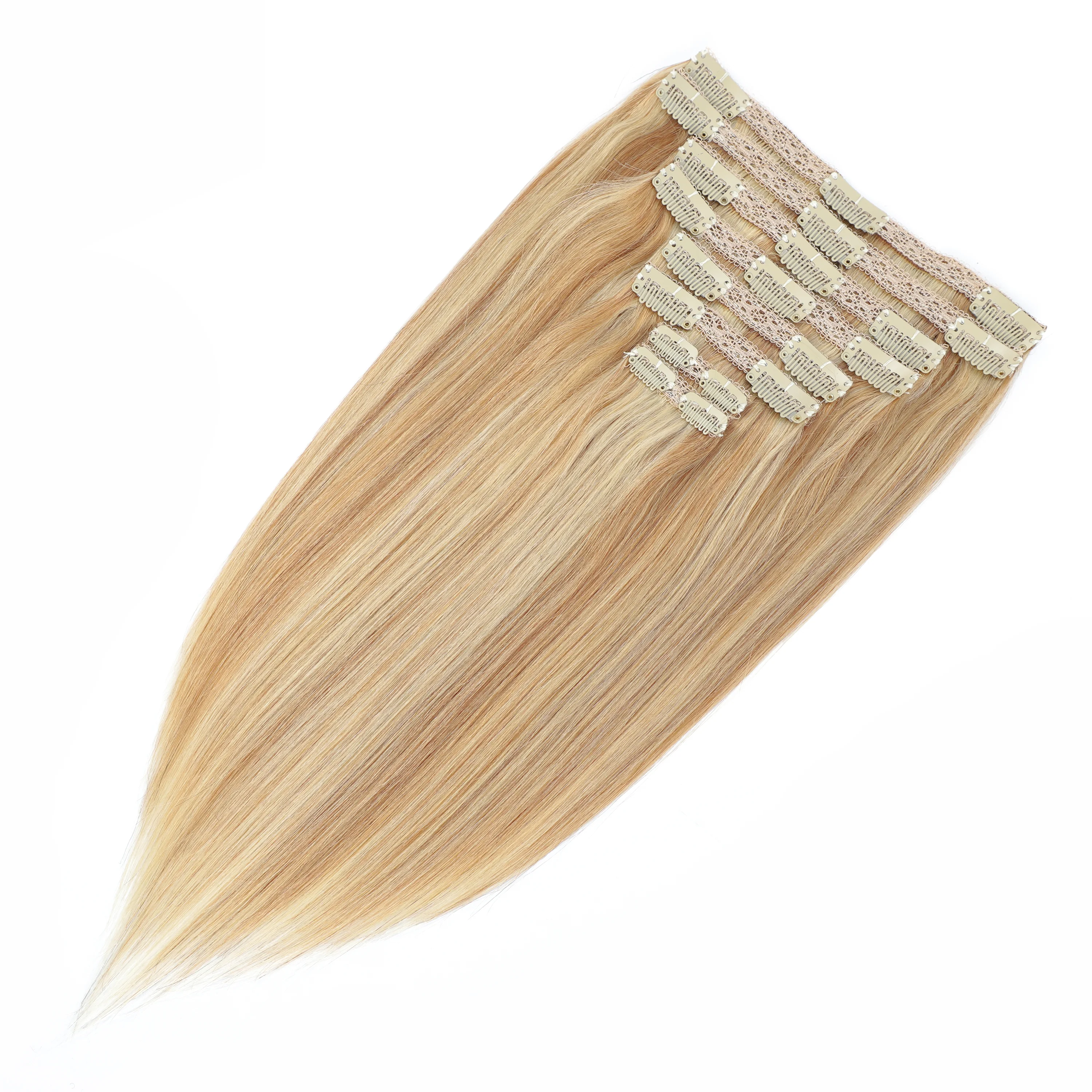 Dressmaker 8-Piece 20" Clip-In Hair Extensions Double Weft Straight - Image 125