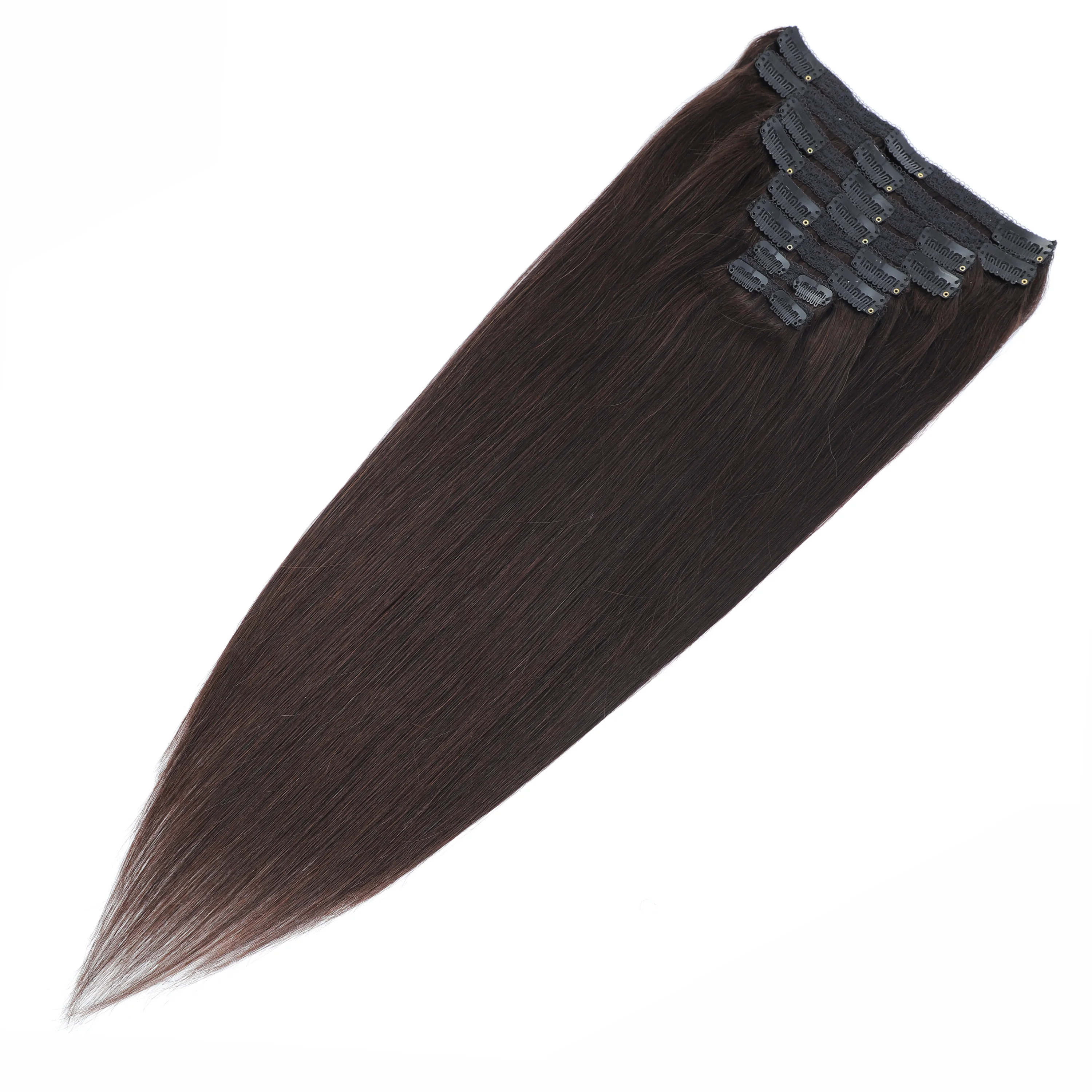 Dressmaker 8-Piece 20" Clip-In Hair Extensions Double Weft Straight - Image 15