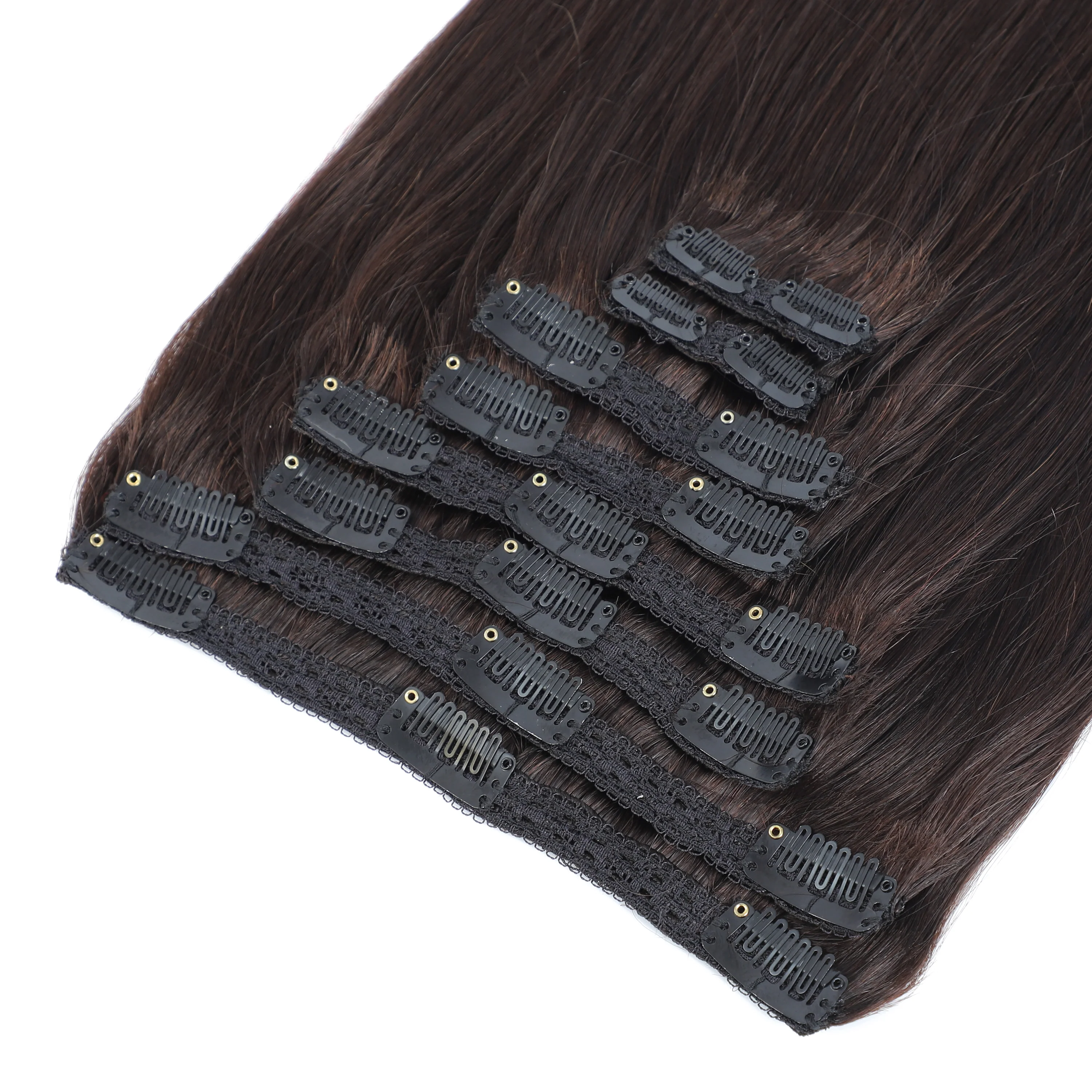Dressmaker 8-Piece 20" Clip-In Hair Extensions Double Weft Straight - Image 16