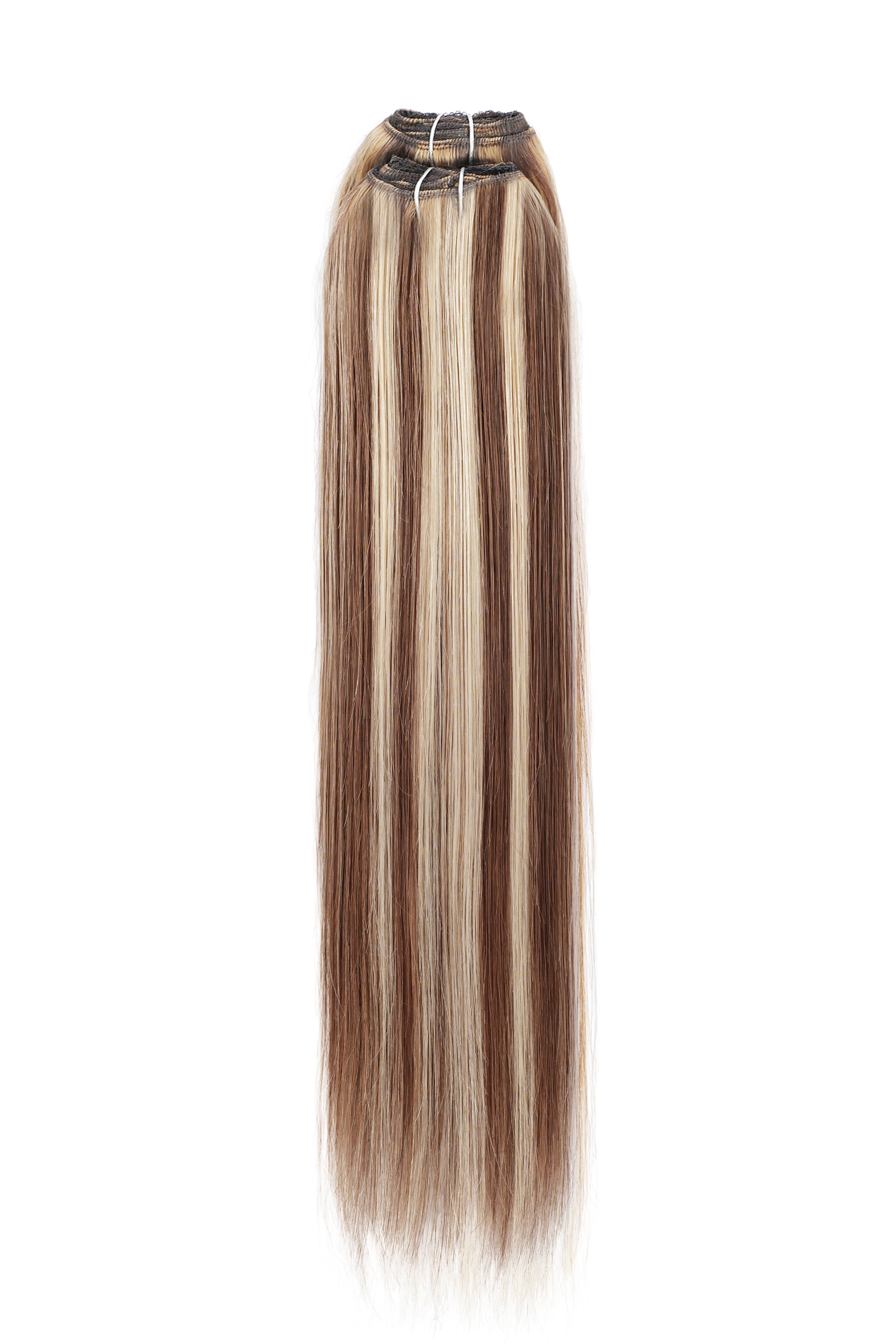 Dressmaker 8-Piece 20" Clip-In Hair Extensions Double Weft Straight - Image 90
