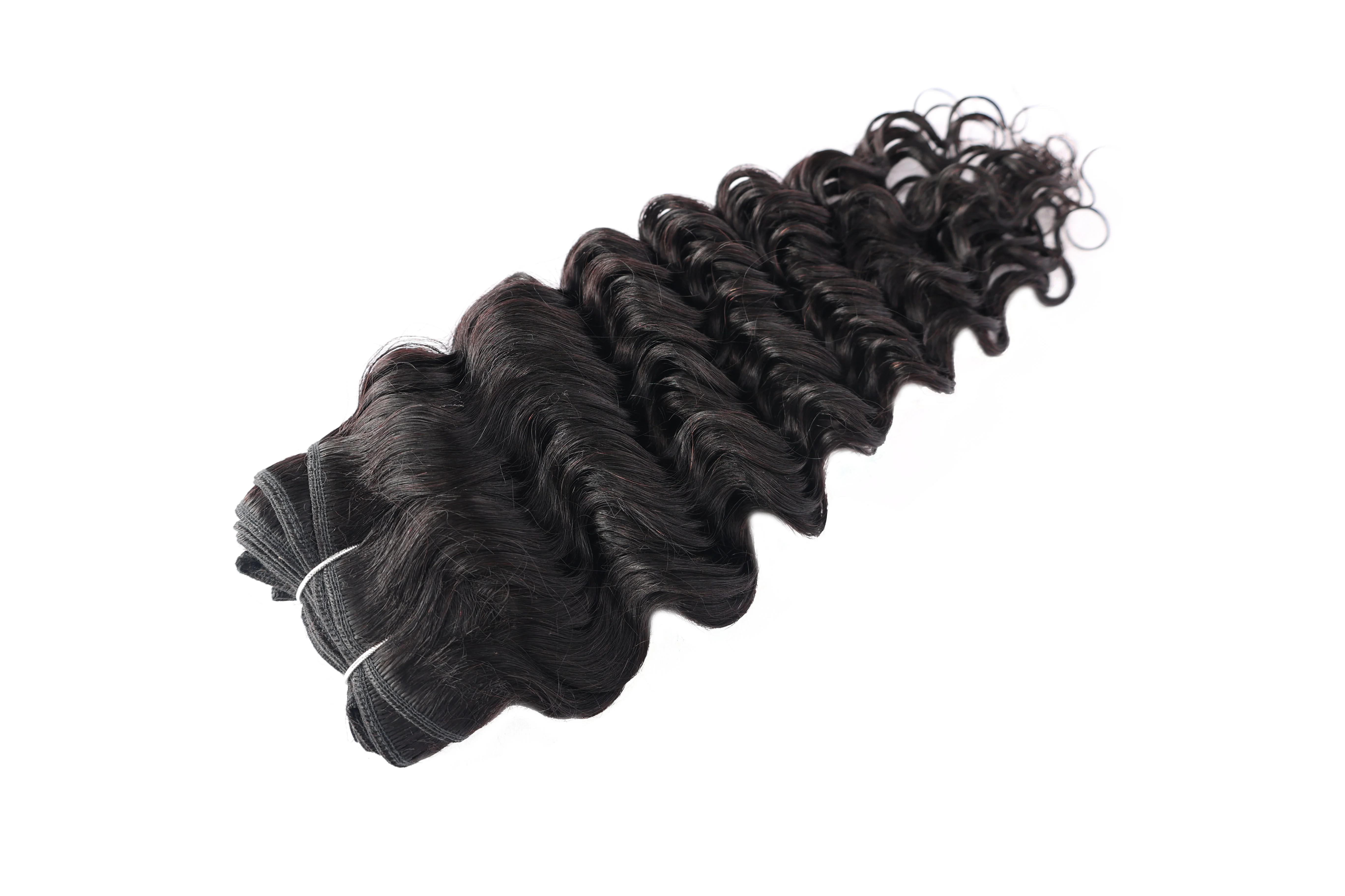 Dressmaker Youth 100% Unprocessed Virgin Brazilian Hair Deep Wave Weave - Image 4