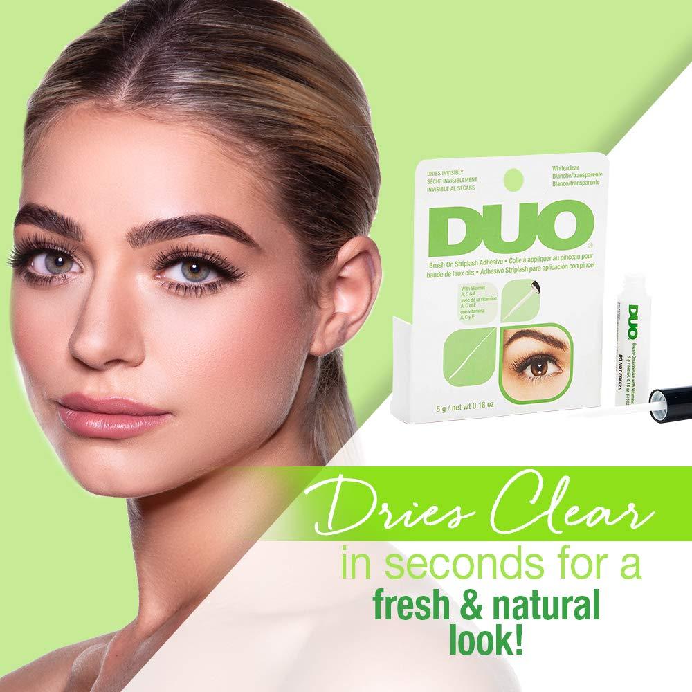 Duo Brush-On Lash Adhesive with Vitamins A, C & E, Clear 5g - Image 4