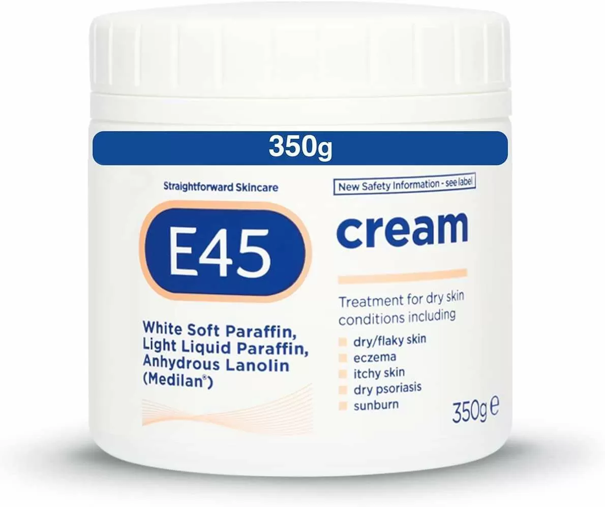 E45 Moisturising Cream for Dry Skin 350g