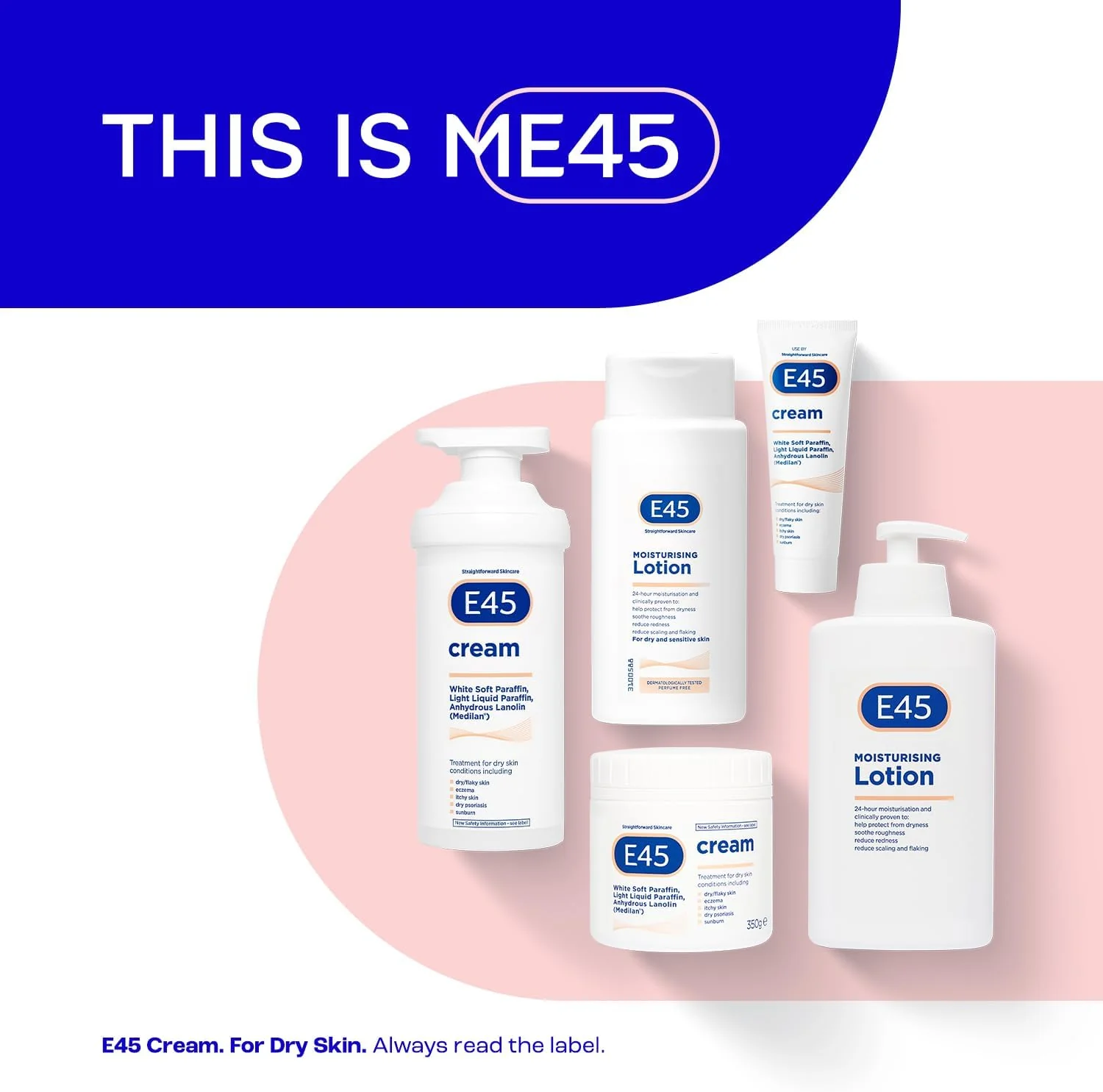 E45 Moisturising Lotion 500 ml - Image 5