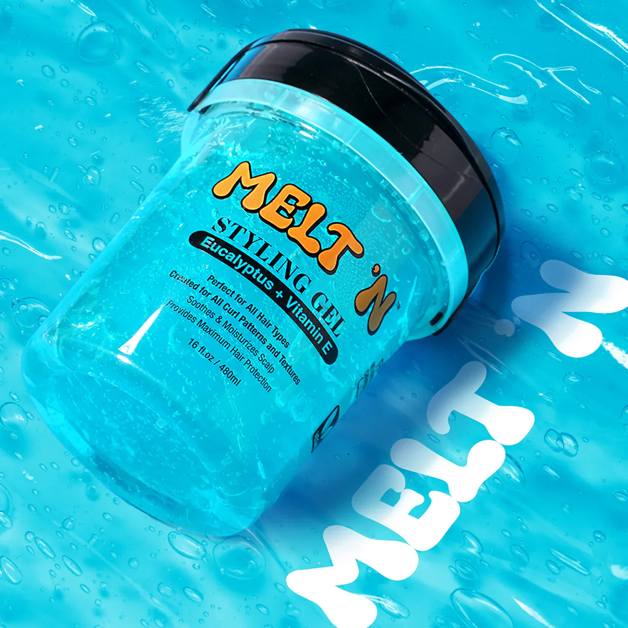 Ebin Melt’N Styling Gel Eucalyptus Oil + Vitamin E 946ml - Image 6