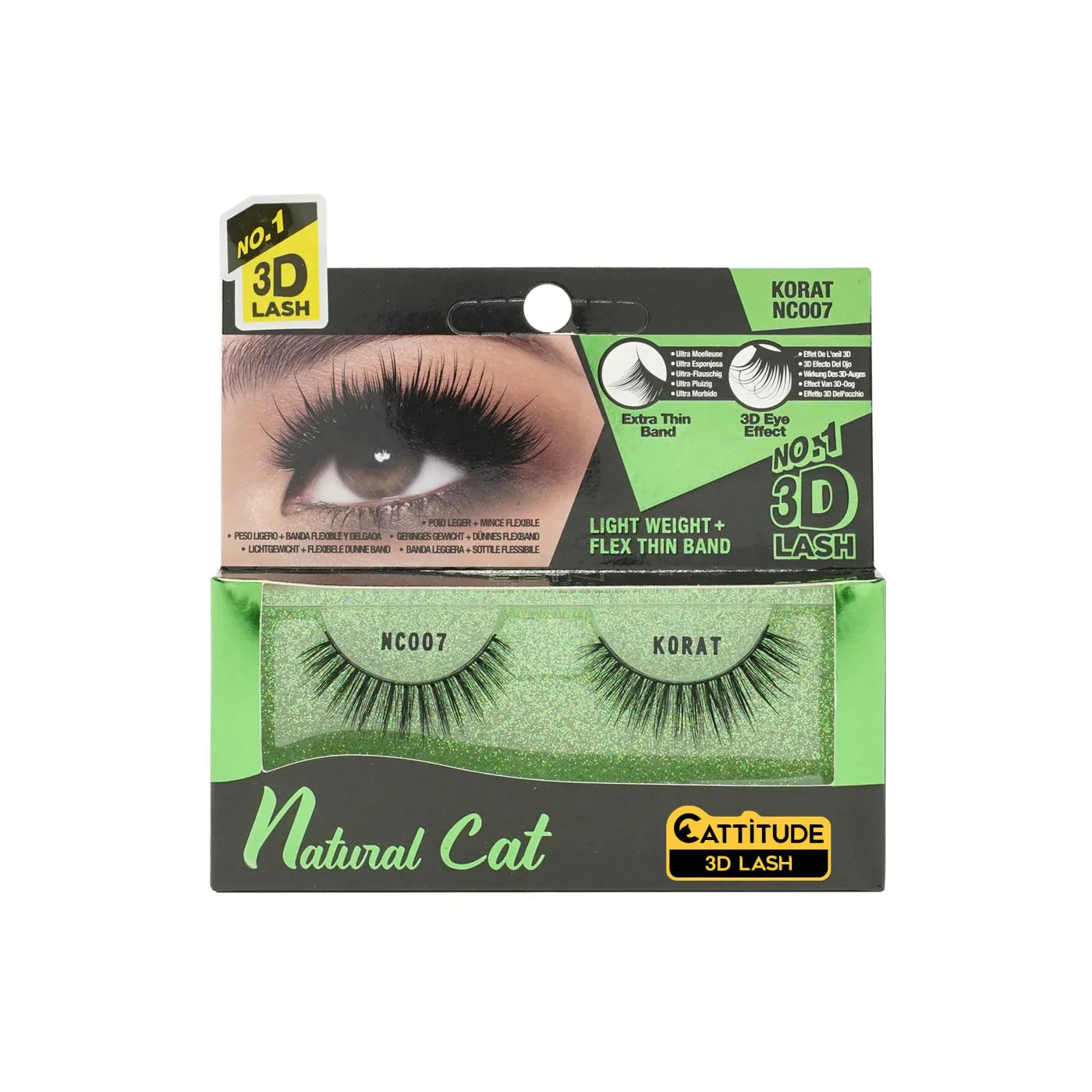 Ebin New York Natural Cat 3D lashes