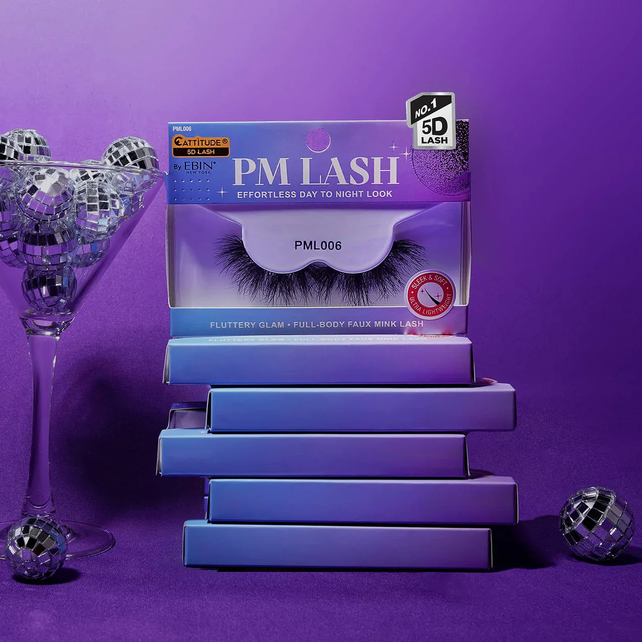 Ebin New York Cattitude 5D PM Lashes - Image 7