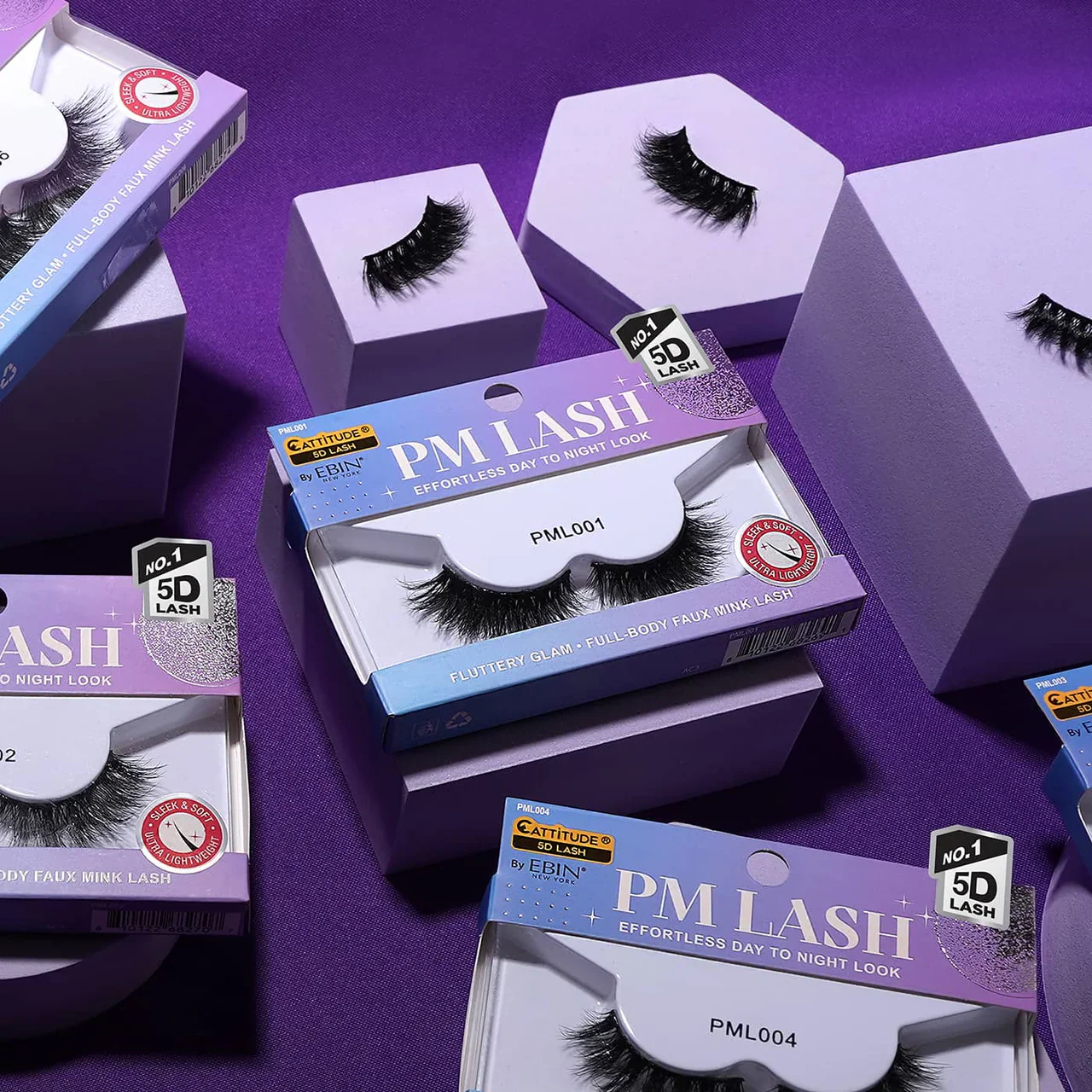 Ebin New York Cattitude 5D PM Lashes - Image 8