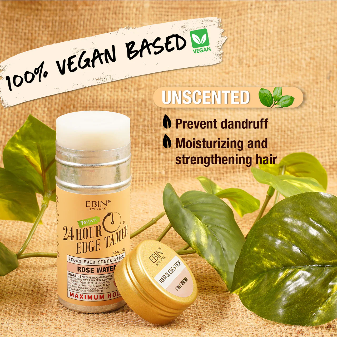 Ebin New York Vegan Hair Sleek Stick 75g - Image 5