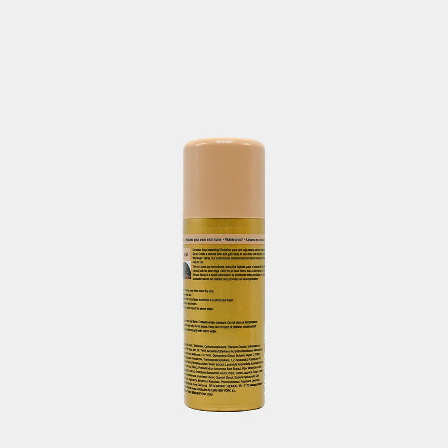 Ebin Tinted Lace Aerosol Spray Medium Warm Beige - Image 4