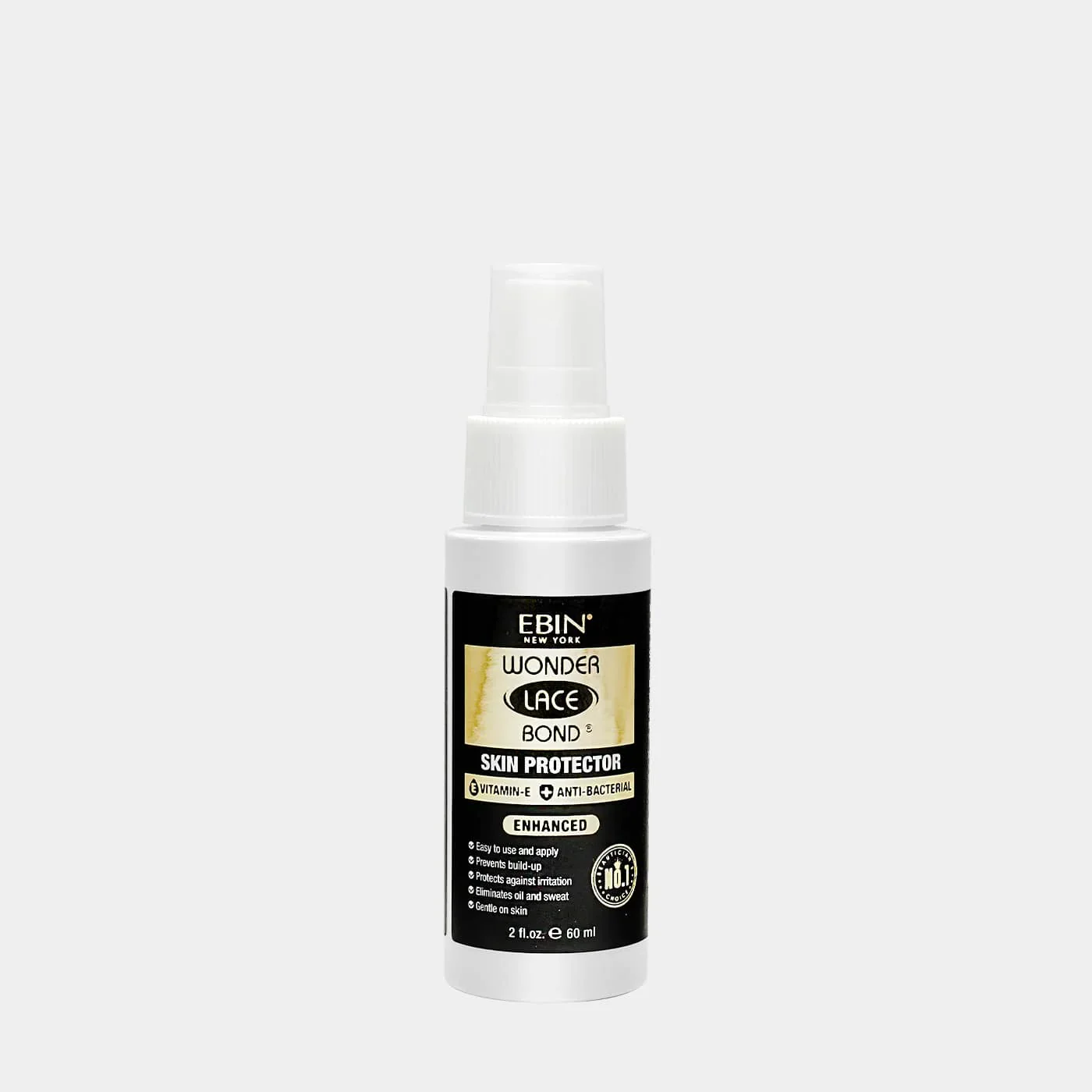 Ebin Wonder Lace Bond Skin Protector Enhanced [Black] 60ml