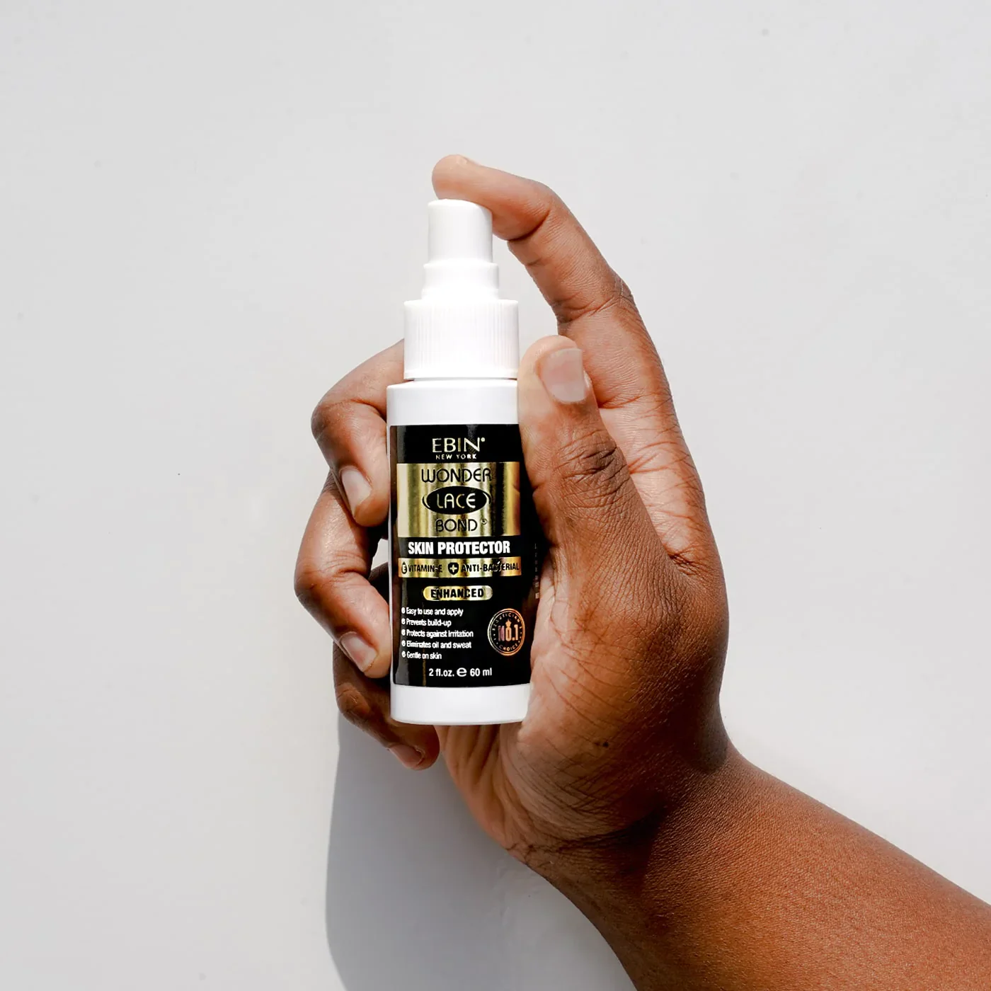 Ebin Wonder Lace Bond Skin Protector Enhanced [Black] 60ml - Image 2