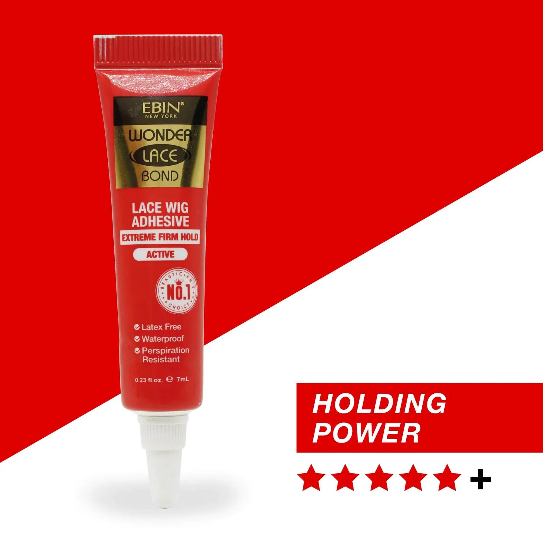 Ebin Wonder Lace Bond Tube Active [Red] 7ml - Image 3