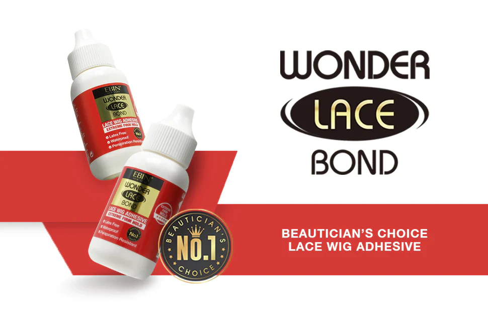 Ebin Wonder Lace Bond Waterproof Adhesive Extreme Firm Hold [Red] 34ml - Image 5