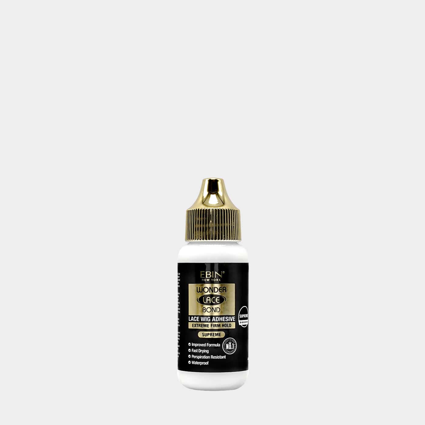 Ebin Wonder Lace Bond Waterproof Adhesive Supreme [Black] 34ml