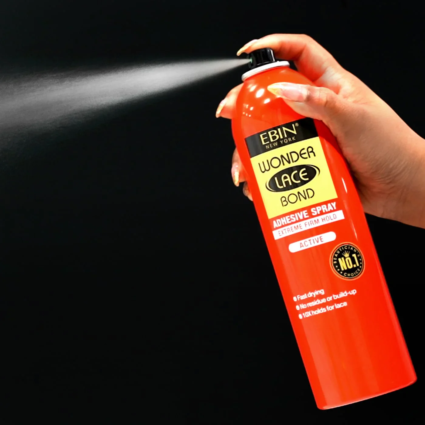 Ebin Wonder Lace Bond Wig Adhesive Spray Extreme Firm Hold 80ml - Image 3