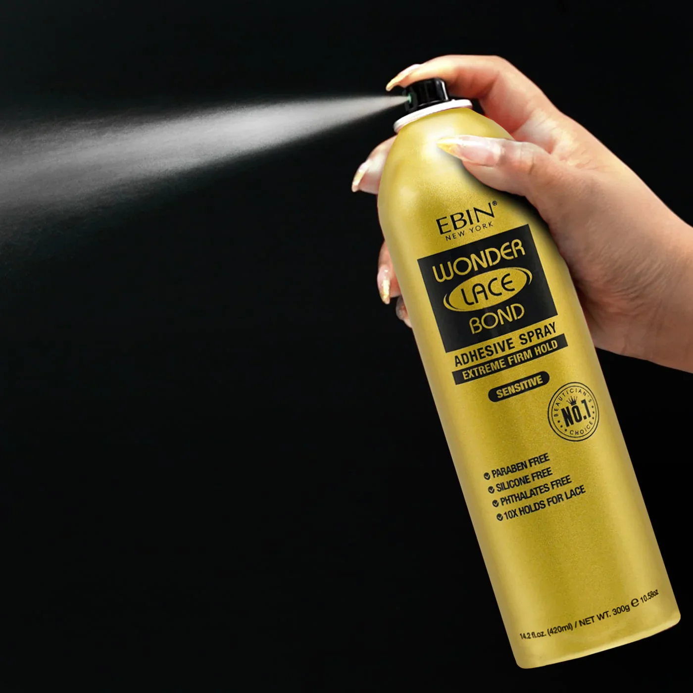 Ebin Wonder Lace Bond Wig Adhesive Spray Sensitive 180ml - Image 2