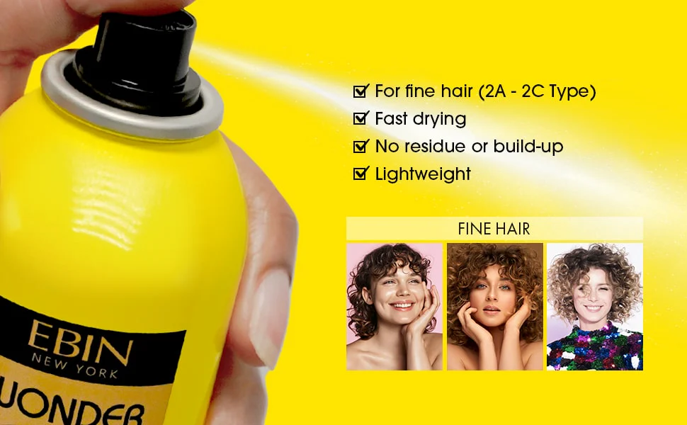 Ebin Wonder Ponytail Bond Freeze Spray Extra Mega Hold 245ml - Image 5