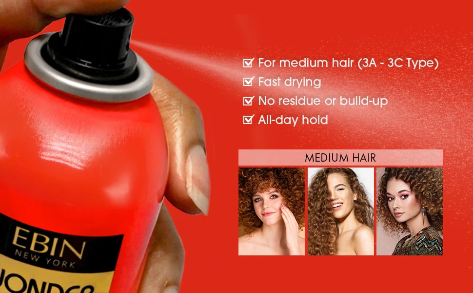 Ebin Wonder Ponytail Bond Freeze Spray – Firm Hold 245ml - Image 7
