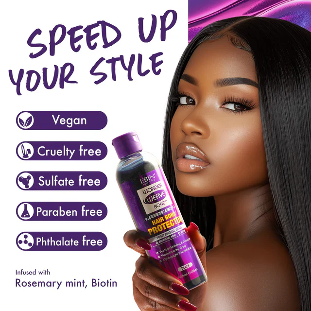 Ebin New York Wonder Weave Bond Hair Protector (Black) - Image 6