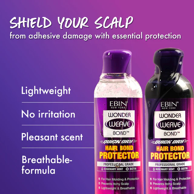 Ebin New York Wonder Weave Bond Hair Protector (Black) - Image 7