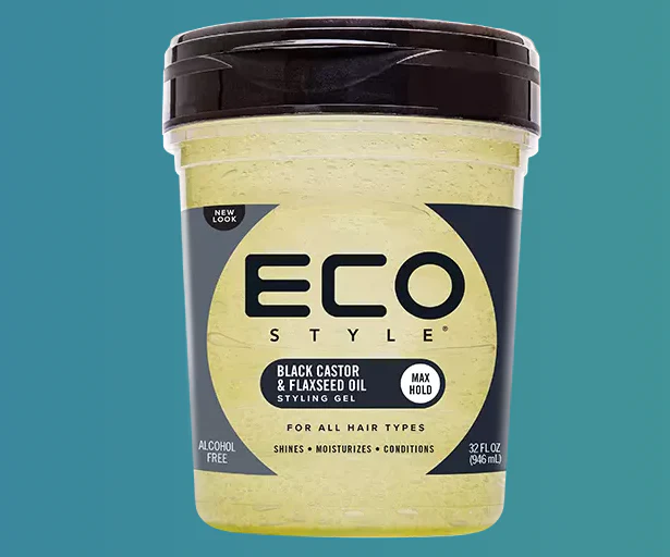 Eco Styler Black Castor & Flaxseed Oil Hair Styling Gel 473ml/16oz - Image 7