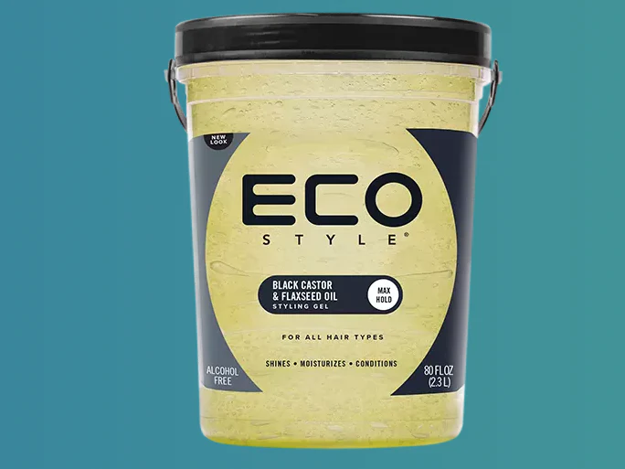 Eco Styler Black Castor & Flaxseed Oil Hair Styling Gel 473ml/16oz - Image 8