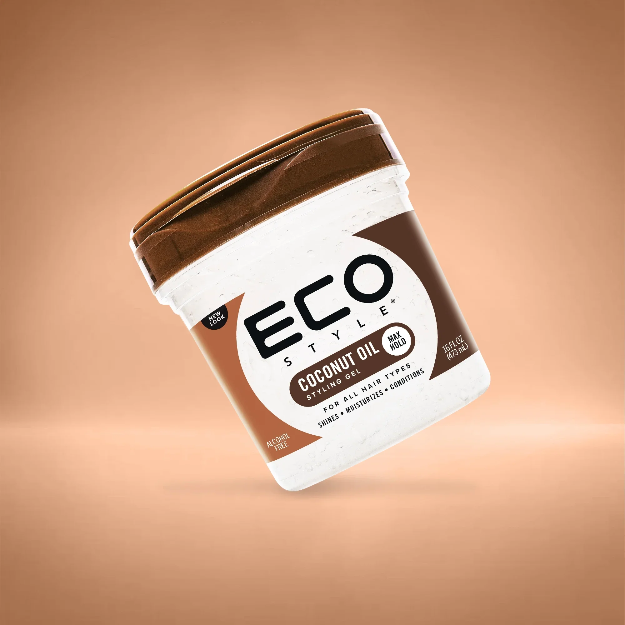 Eco Styler Coconut Oil Hair Styling Gel 473ml/16oz - Image 4