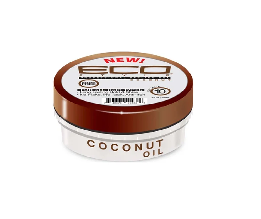Eco Styler Coconut Oil Hair Styling Gel 473ml/16oz - Image 8