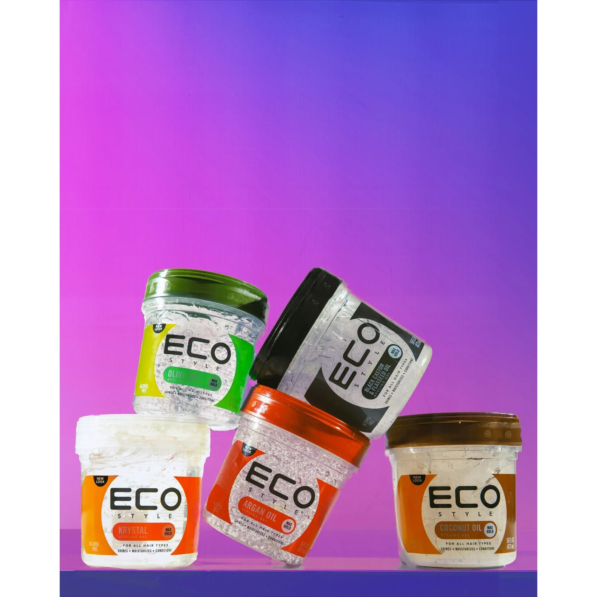 Eco Styler Krystal Clear Hair Styling Gel 473ml/16oz - Image 4
