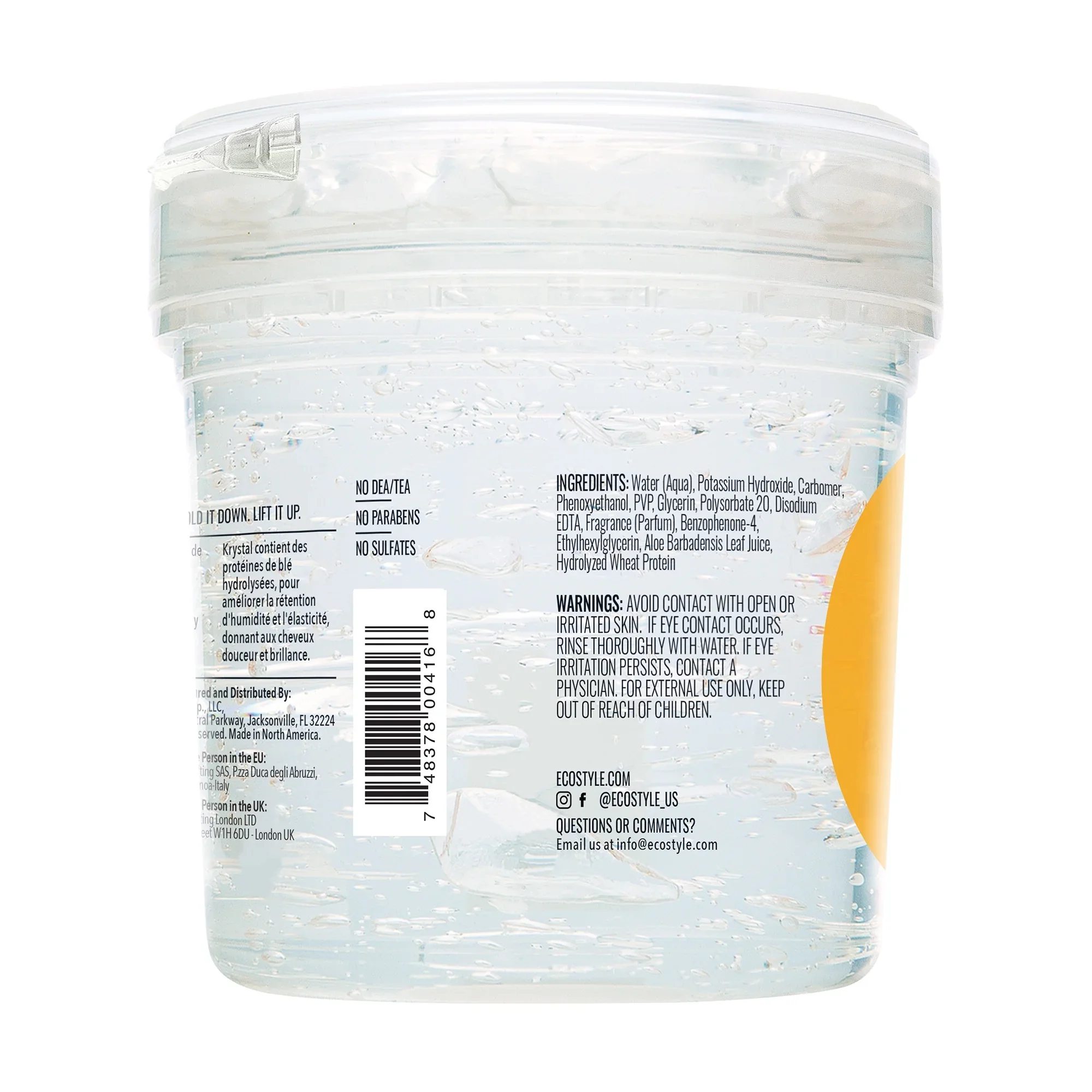 Eco Styler Krystal Clear Hair Styling Gel 473ml/16oz - Image 9