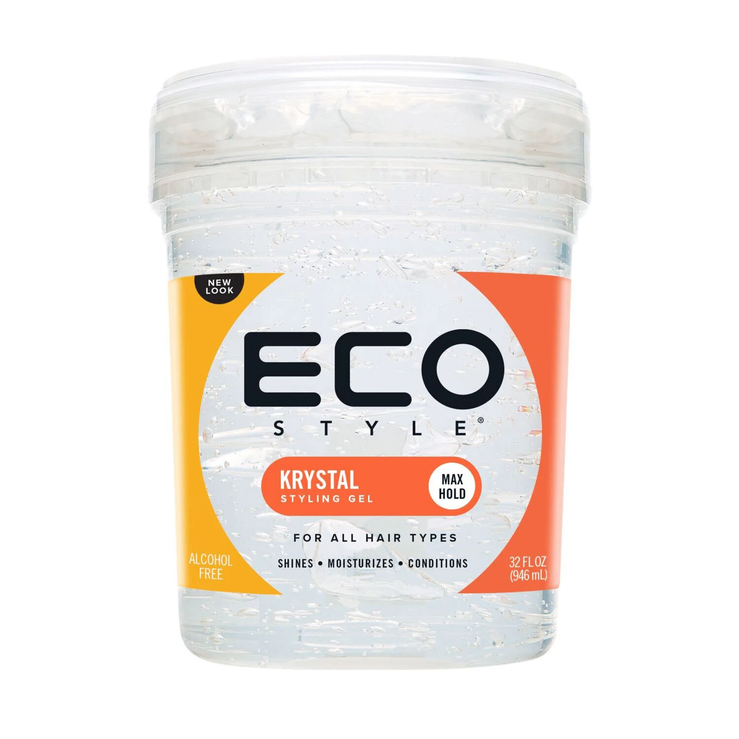 Eco Styler Krystal Clear Hair Styling Gel 946ml/32oz