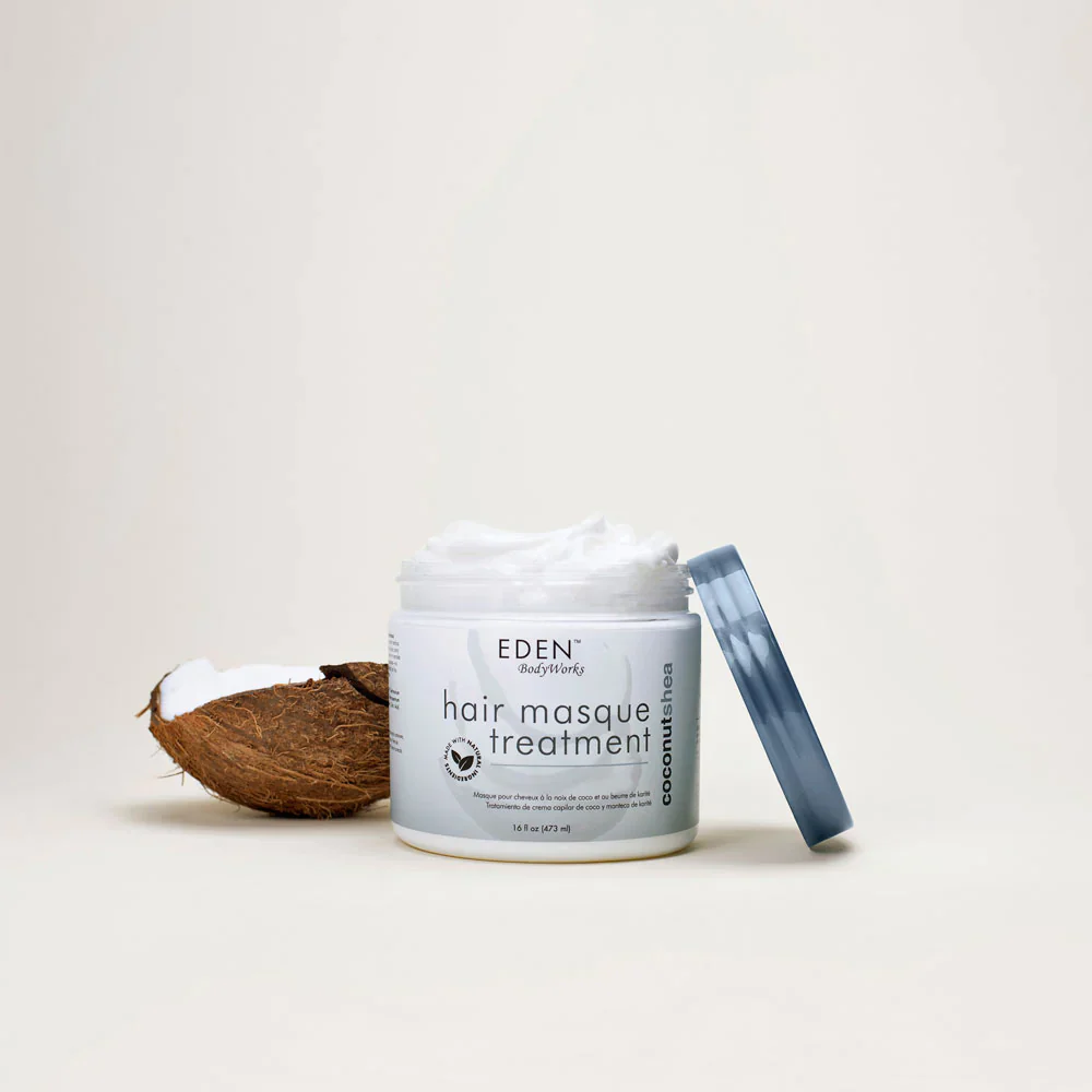 EDEN BODY WORKS  Coconut Shea Hair Masque Treatment 16oz - Image 2