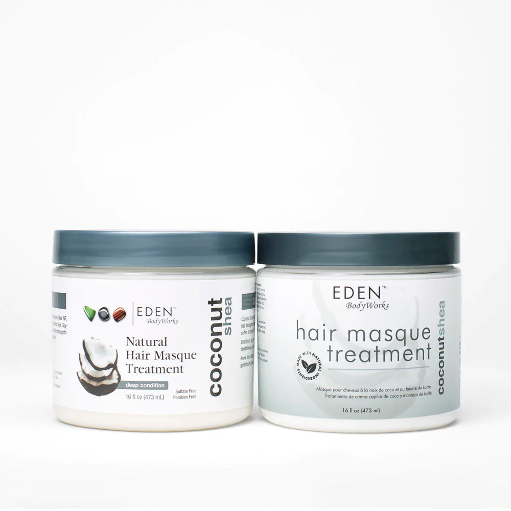 EDEN BODY WORKS  Coconut Shea Hair Masque Treatment 16oz - Image 3
