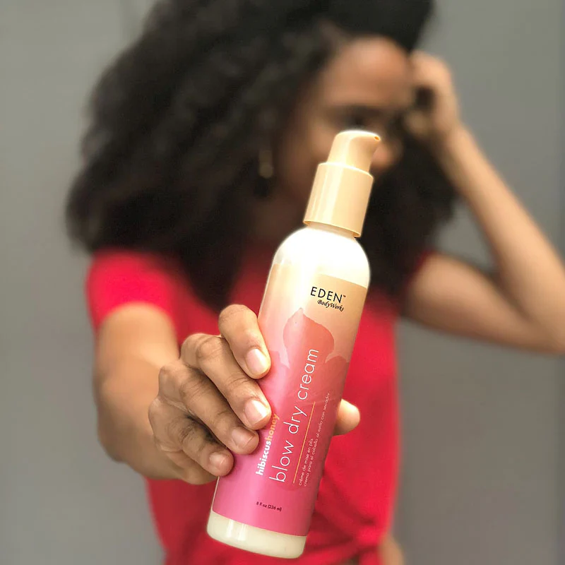 EDEN BODY WORKS Hibiscus Honey Blow Dry Cream 8oz - Image 2