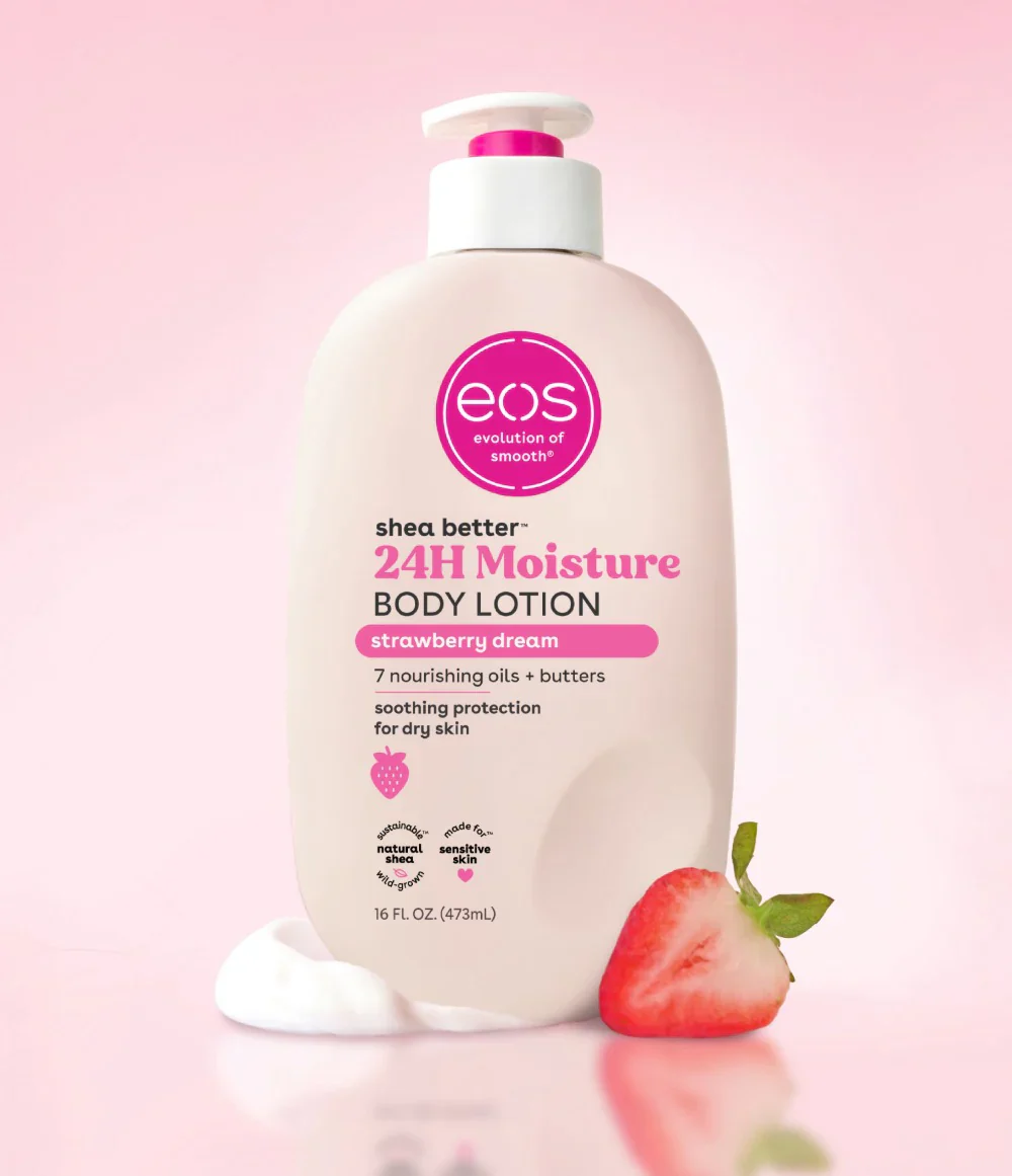 EOS Strawberry Dream Body Lotion 473ml/16oz - Image 5