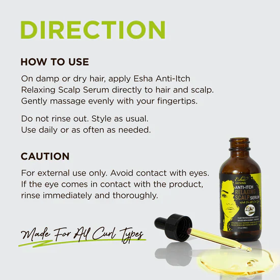 Esha Natural Anti-itch Scalp Serum-2 OZ - Image 4