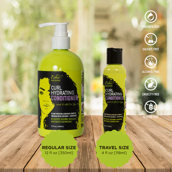 Esha Natural Curl Hydrating Conditioner 350ml - Image 3