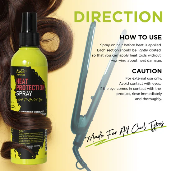 Esha Natural Heat Protection Spray - Image 5