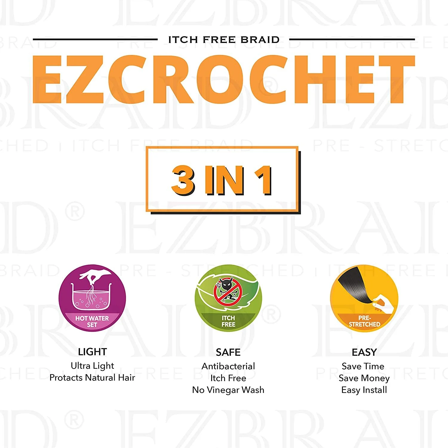 EZ CROCHET Deep Wave 18" - 3X - Image 3