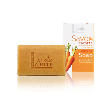 Fair & White Original Carrot Brightening Exfoliating Soap 200g