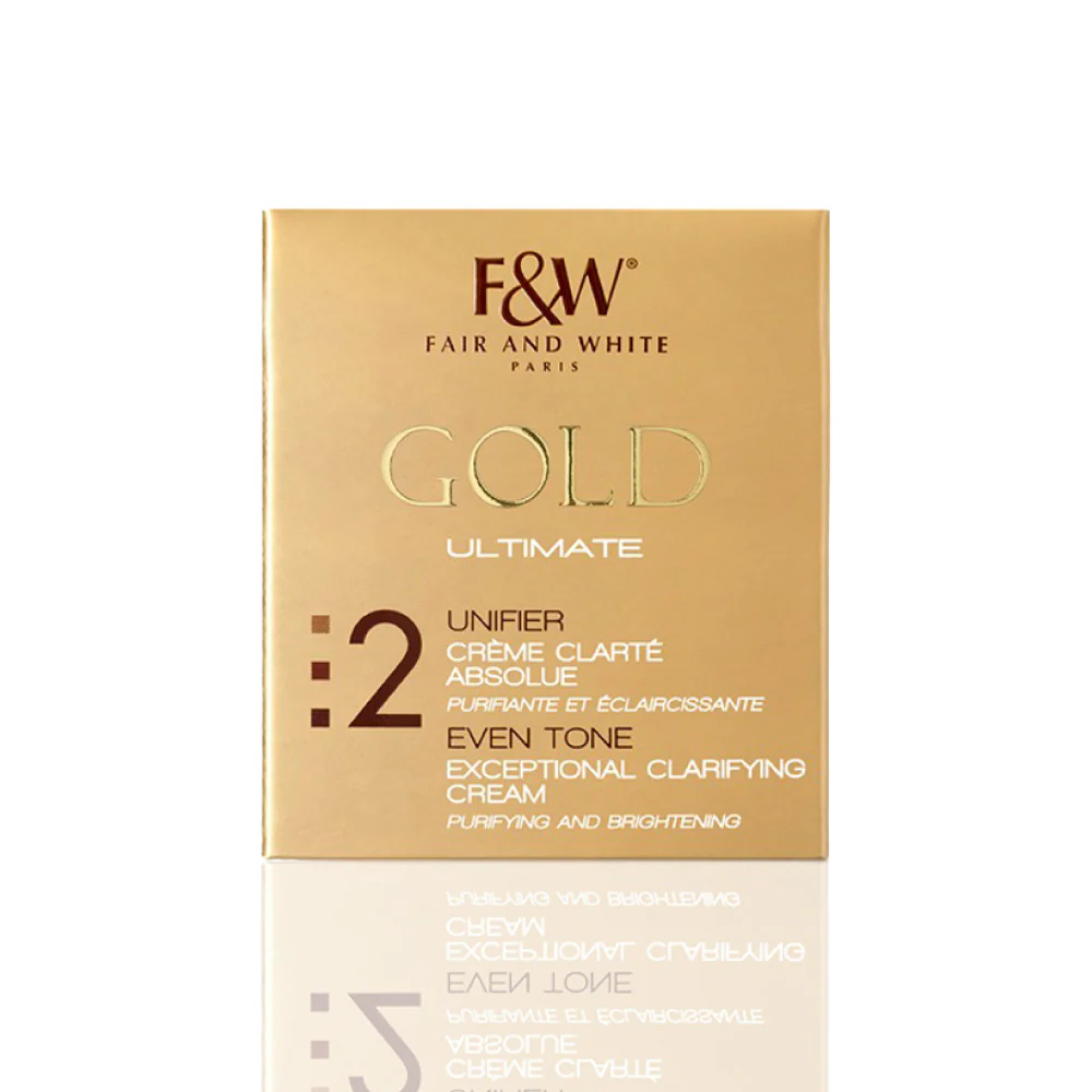 Fair & White No.2 Gold Clarifying Face & Body Cream 200ml - Image 3