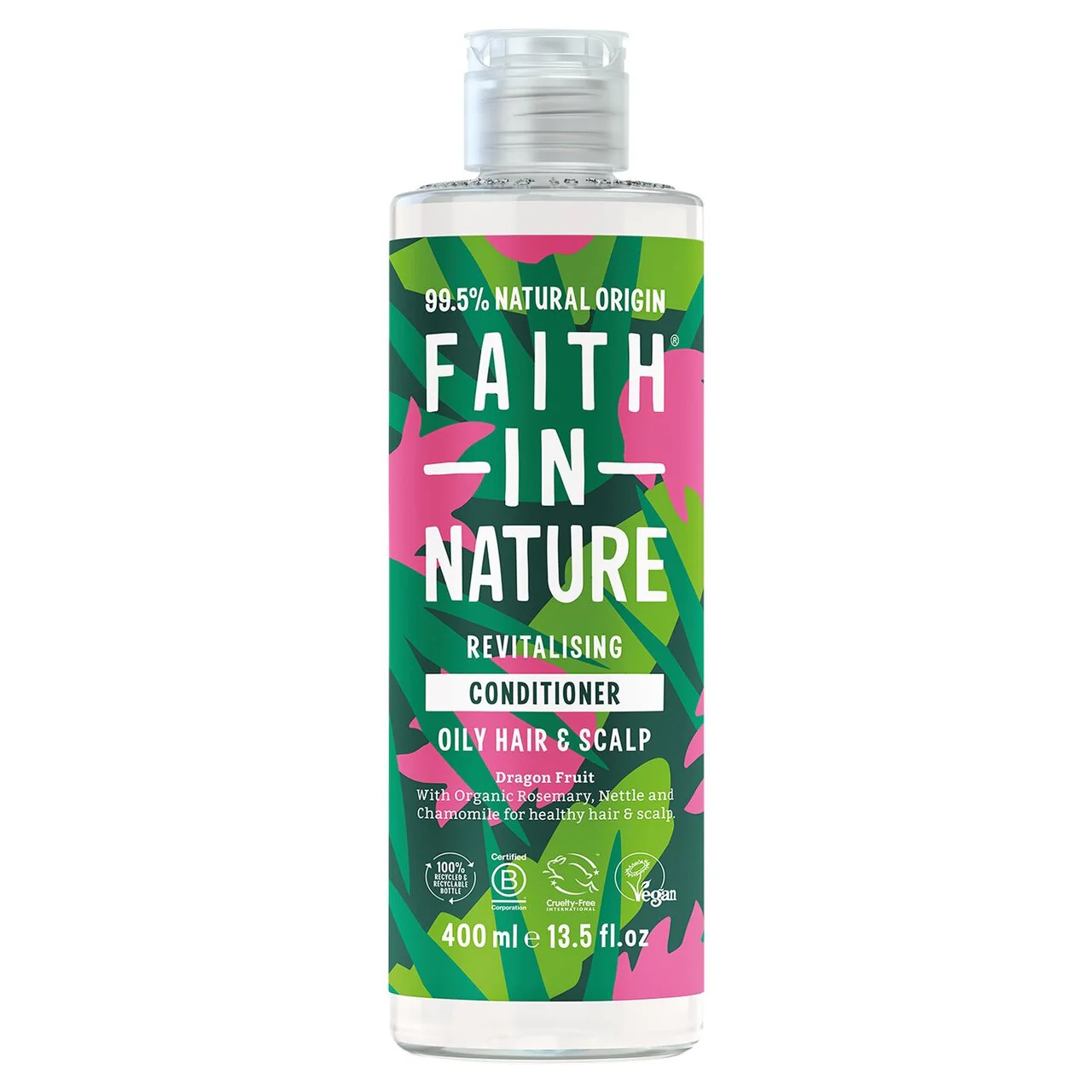 FAITH IN NATURE DRAGON FRUIT REVITALISING CONDITIONER FOR OILY HAIR AND SCALP 400 ML
