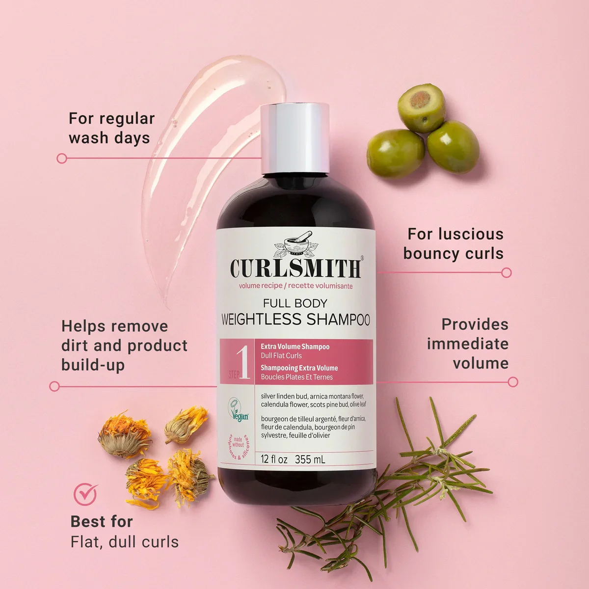 CURLSMITH FULL BODY WEIGHTLESS SHAMPOO - Image 3