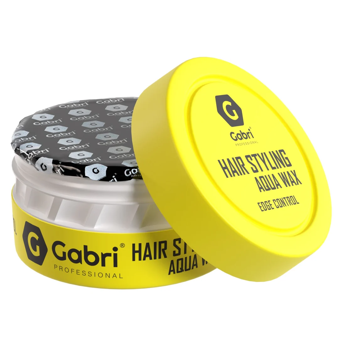 Gabri Professional Hair Styling Aqua Wax Edge Control 150ml Yellow - Image 2