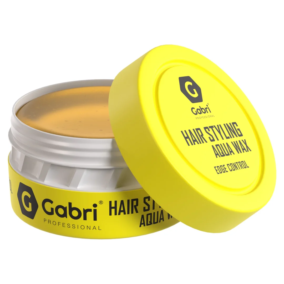 Gabri Professional Hair Styling Aqua Wax Edge Control 150ml Yellow - Image 3