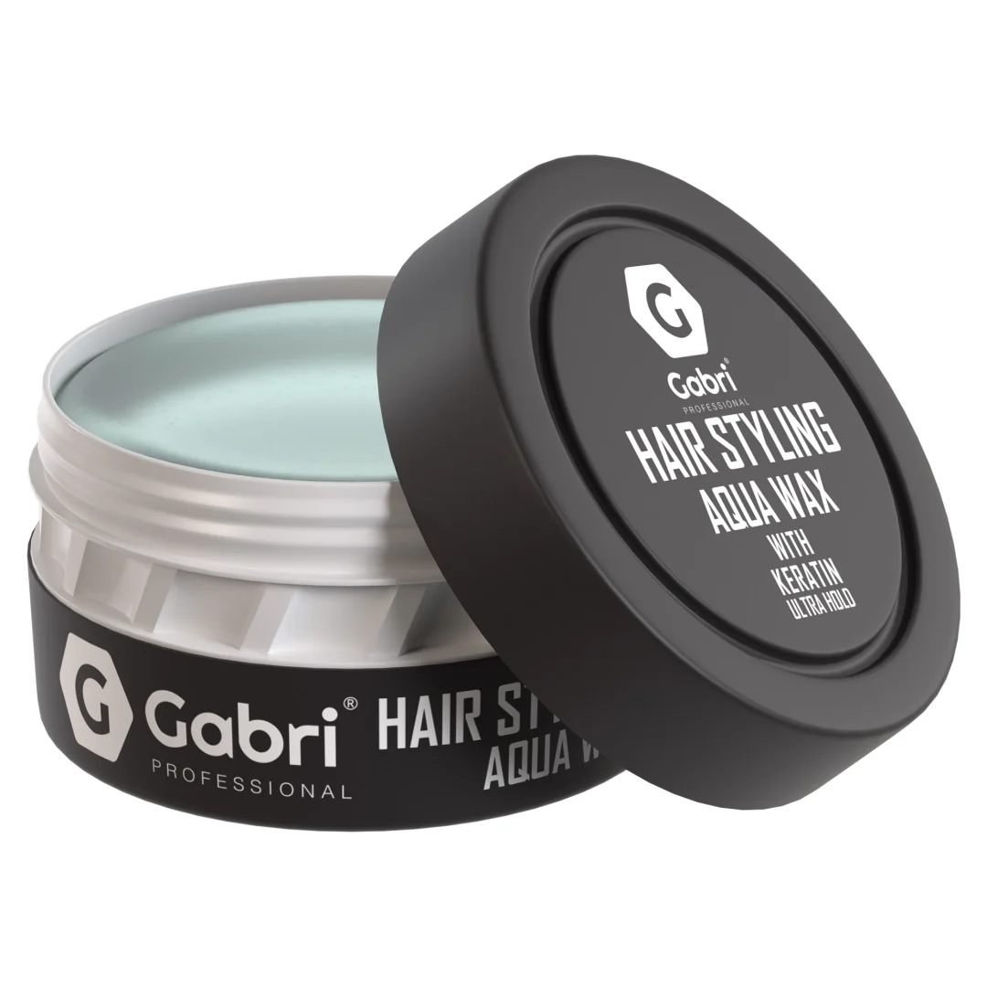 Gabri Professional Hair Styling Aqua Wax Keratin Ultra Hold 150ml - Image 2